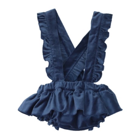 Night blue bloomer with straps