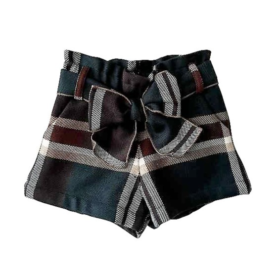 Blue check shorts Blue check shorts