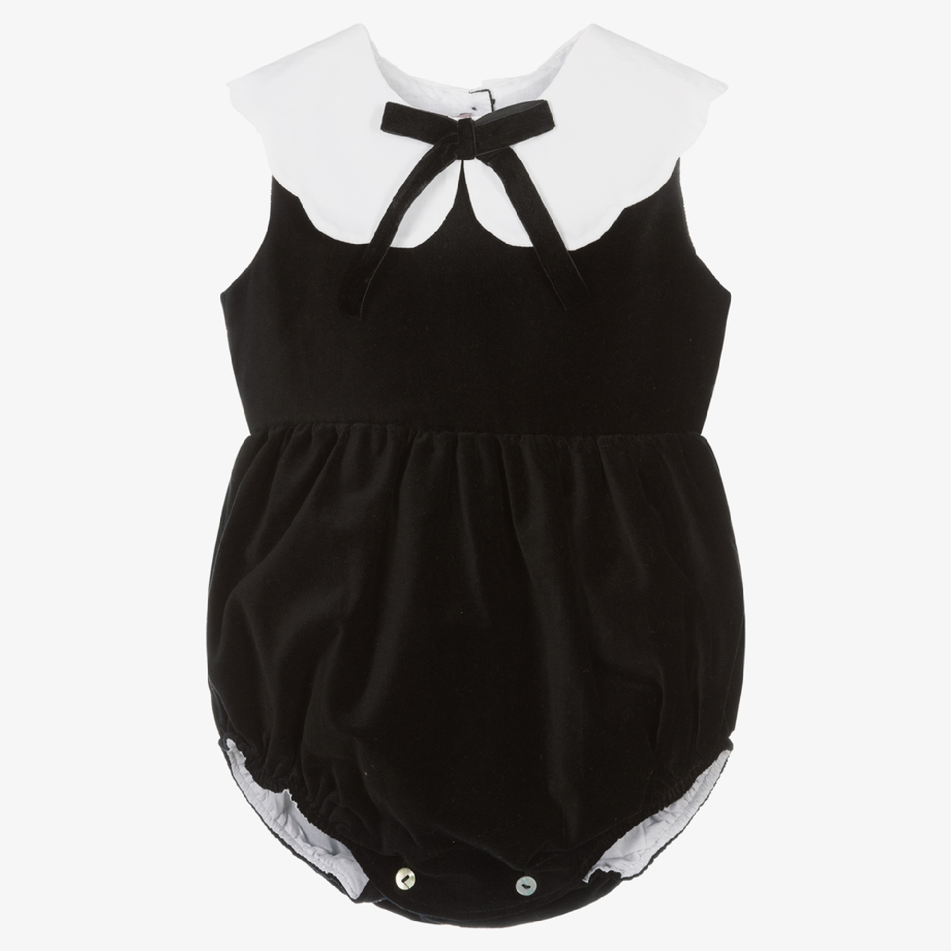 Barboteuse velour noire