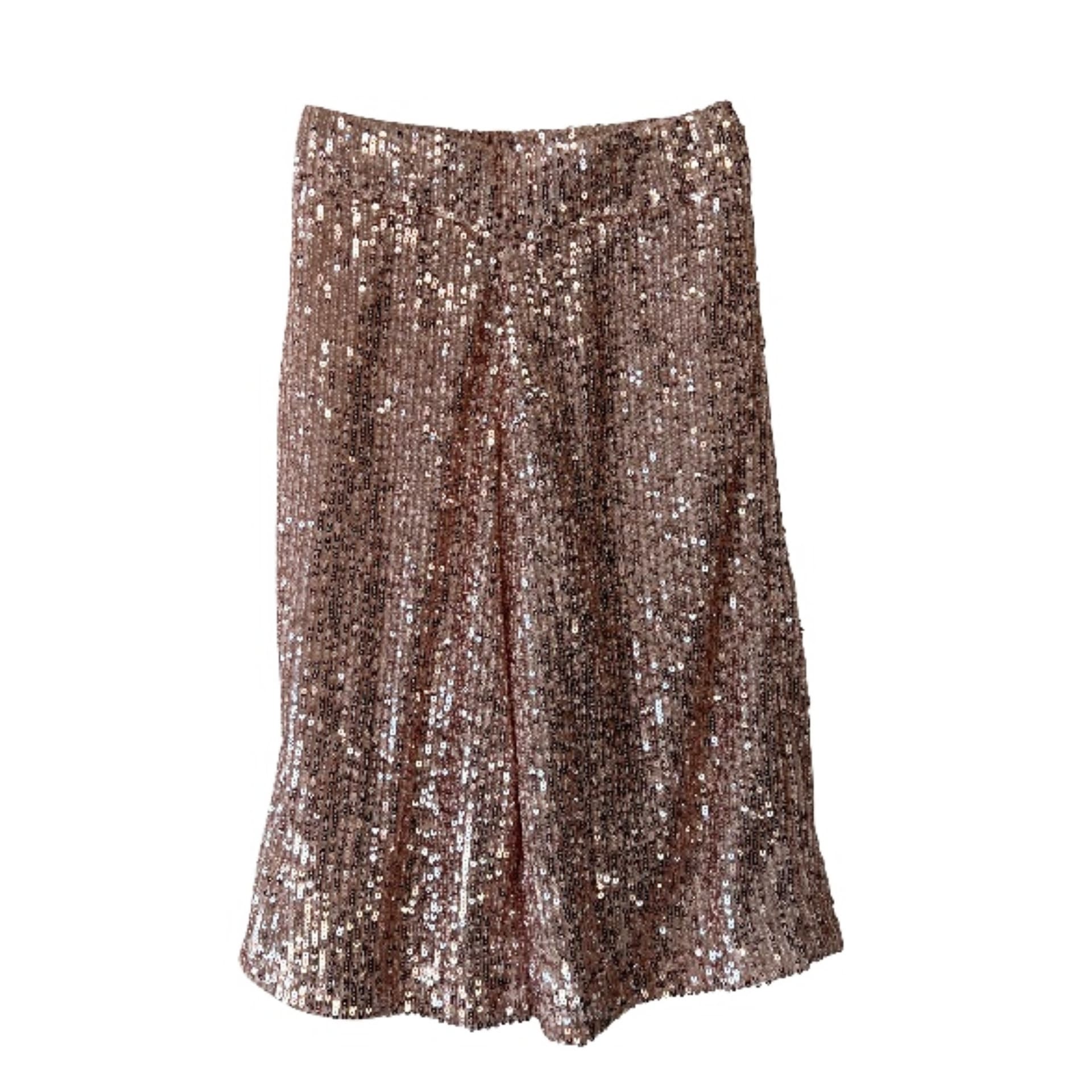 Pink Sequins trousers