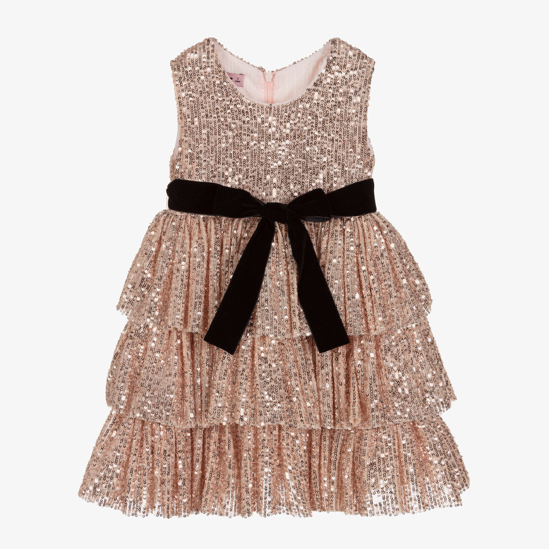 Pink sequins dress