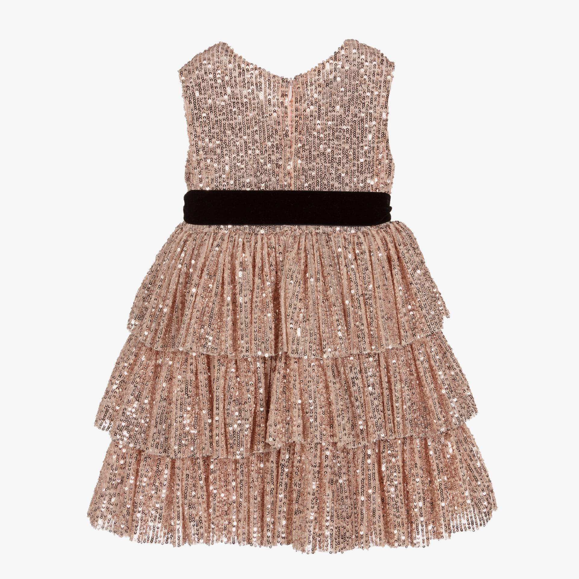 Pink sequins dress