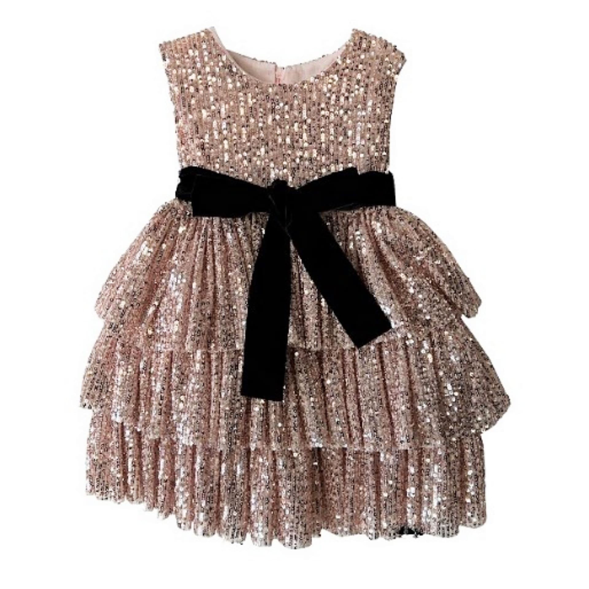 Pink sequins dress