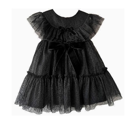 Robe en tulle noir