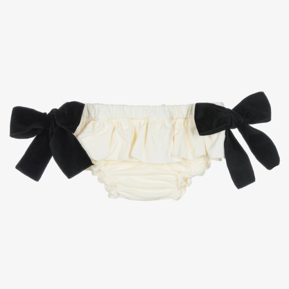 Bloomer velours ivoire