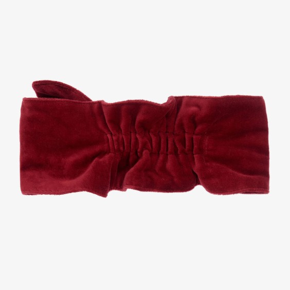 Bordeaux velvet hairband