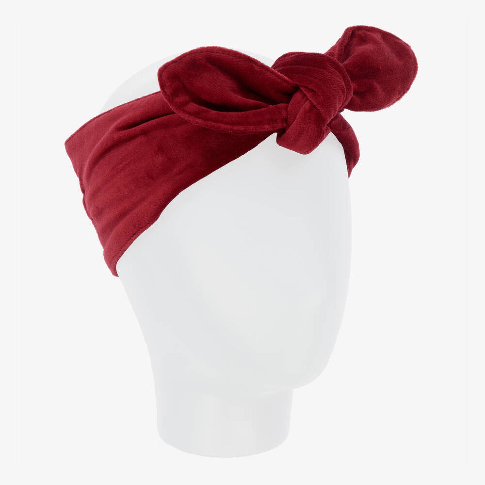 Bordeaux velvet hairband
