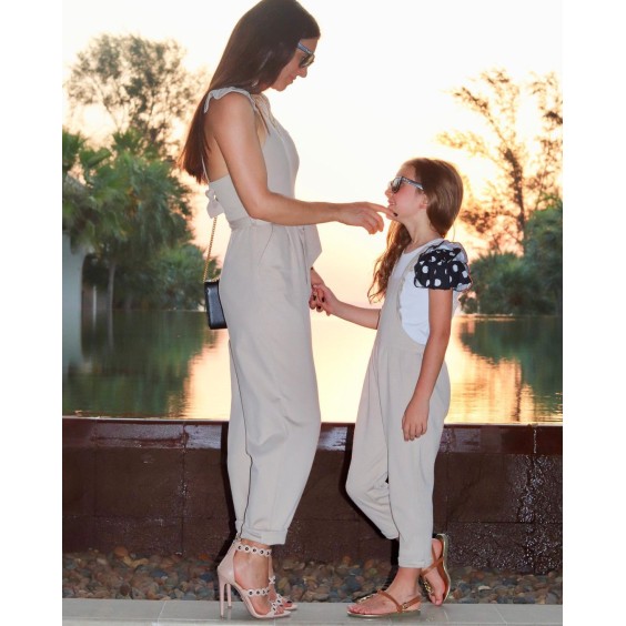 Beige dungaree