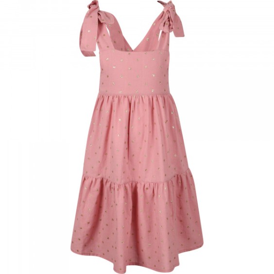 Pink and gold Dress