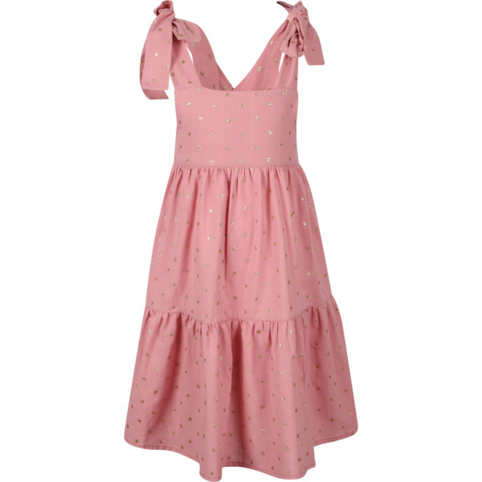 Pink and gold Dress - woman