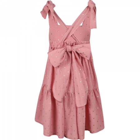 Robe rose et doré - femme Robe rose et doré - femme