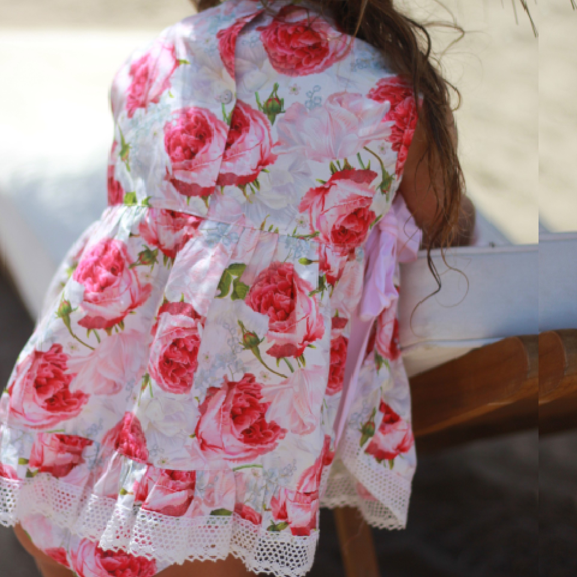 Peony two bows tunic