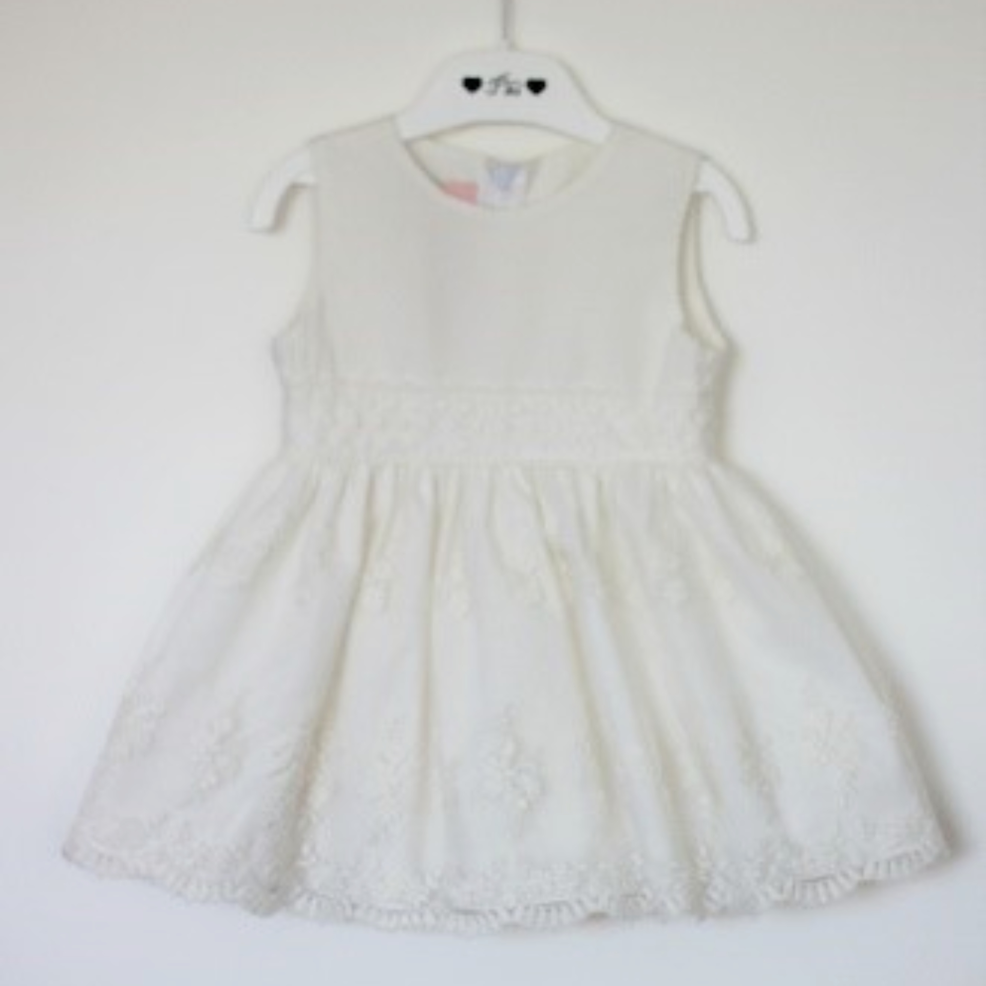 White lace dress