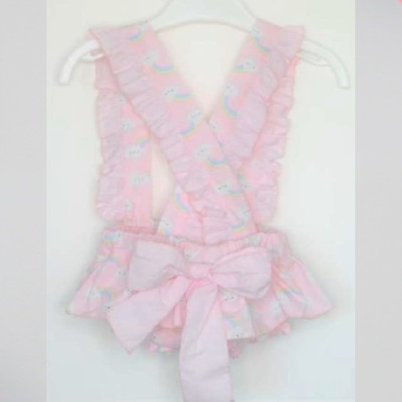 Bloomer à bretelles arc-en-ciel