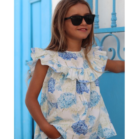 Hydrangeas Tunic