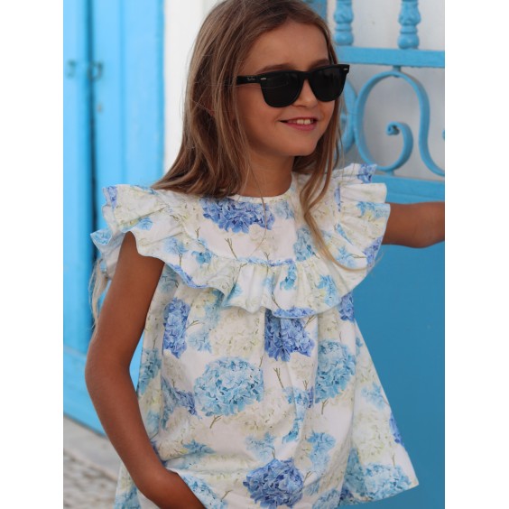 Hydrangeas Tunic