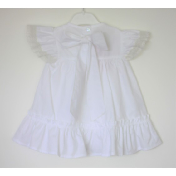 White  bow tunic