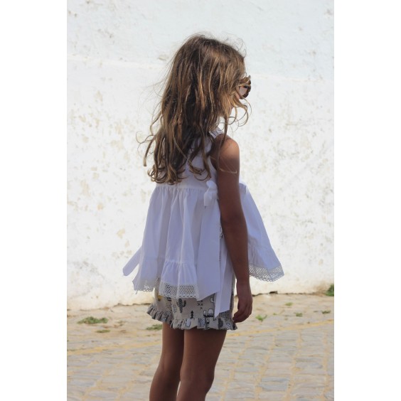 Tunica Branca 2 la�os