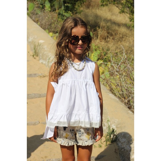 Tunica Branca 2 la�os