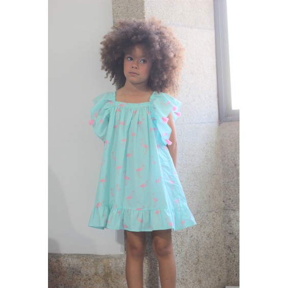Vestido Flamingos