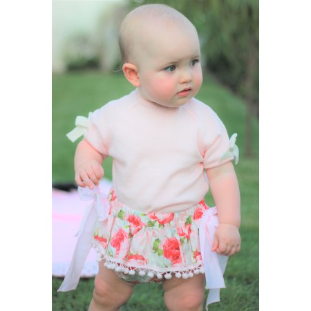 Bloomer à pivoines avec pompon Bloomer à pivoines avec pompon