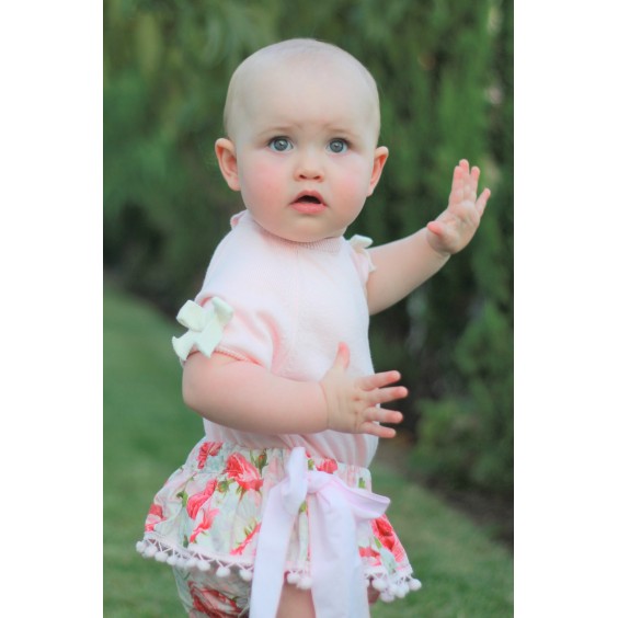 Bloomer � pivoines avec pompon