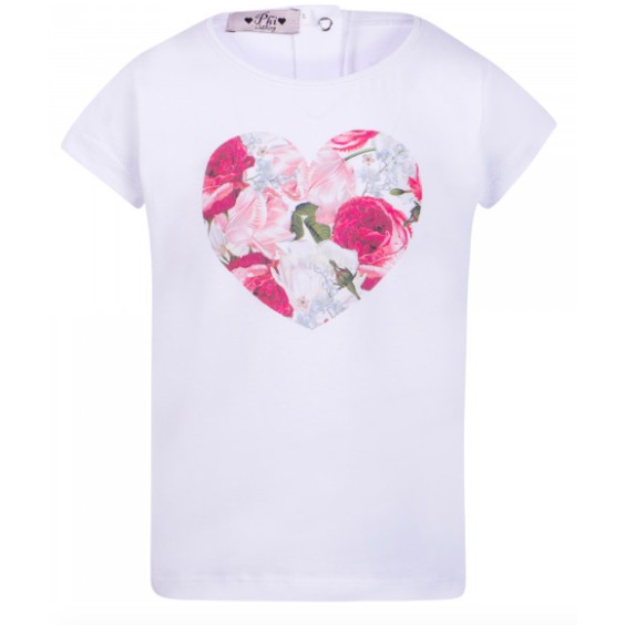 Heart Peony T-shirt - Woman