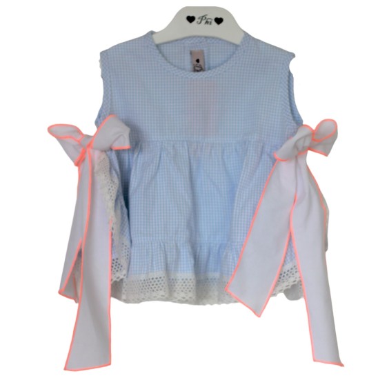 Vichy 2 bows tunic Vichy 2 bows tunic