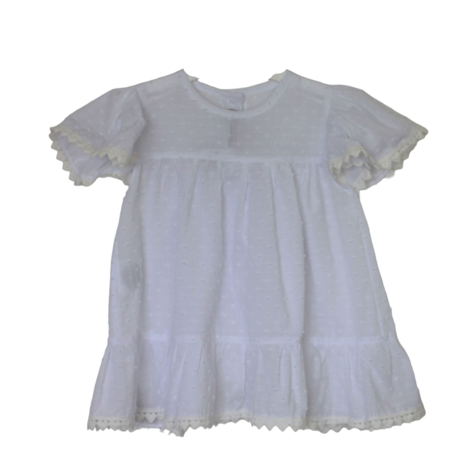 White Plumeti bow tunic