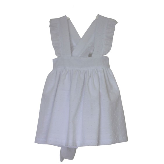 White plumeti Dress