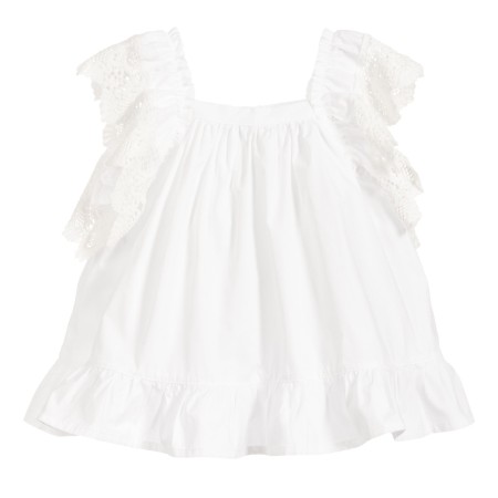 tunique Blanc Dentelle