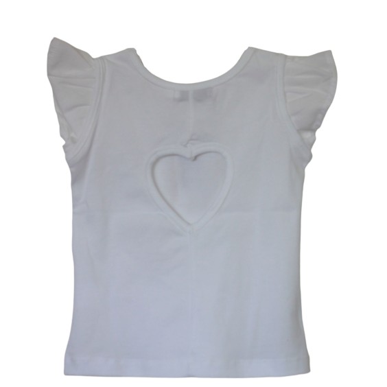 T-shirt cutout heart - woman
