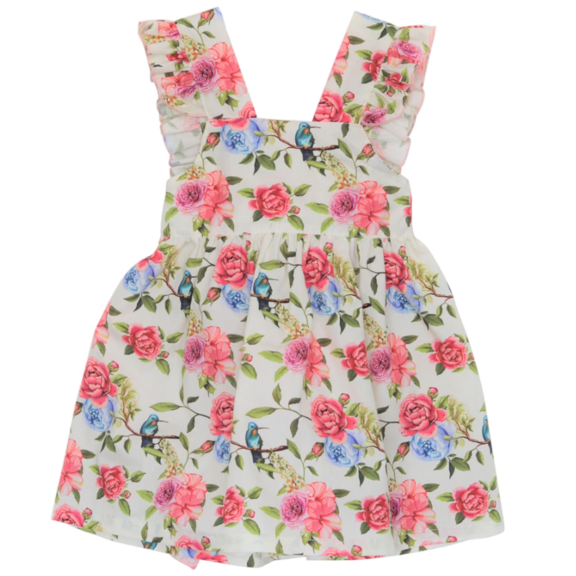 Flowers Pinafore Dress