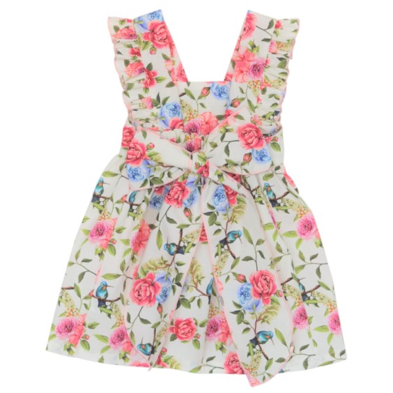 Flowers Pinafore Dress