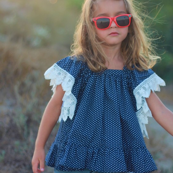 Blue stars tunic