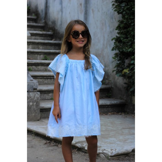 Light blue oxford dress
