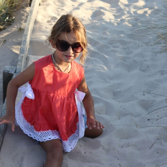 Coral 2 bows tunic
