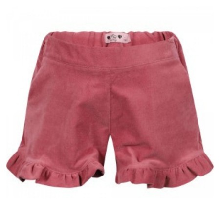 Old Pink Velvet Shorts