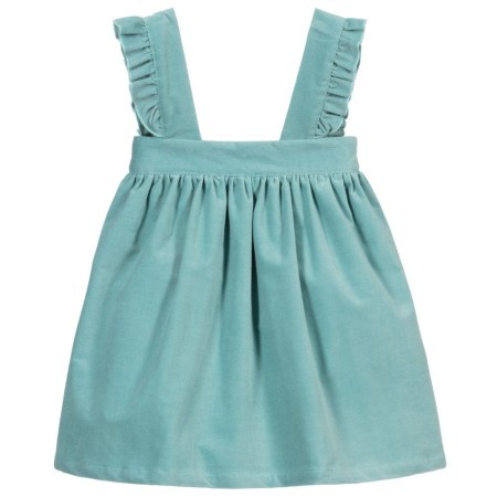 Vestido veludo azul menta Vestido veludo azul menta