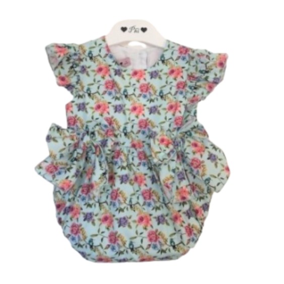 Mint Flowers Romper Mint Flowers Romper