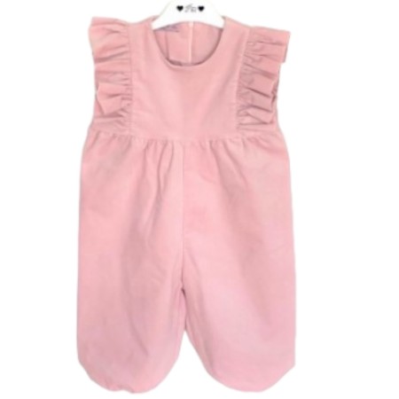Pink Velvet Jumpsuit
