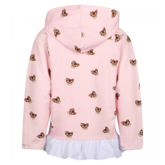 Pink Cats Hood Sweat