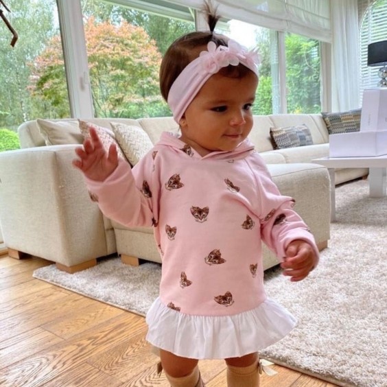 Pink Cats Hood Sweat