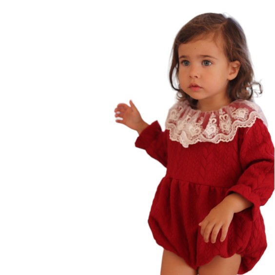 Fofo malha bordeaux manga comprida