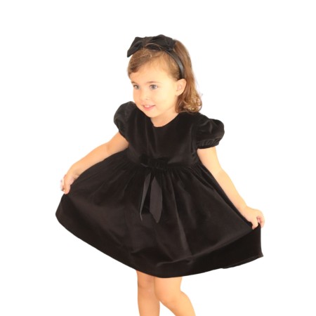 Black velvet classic dress Black velvet classic dress