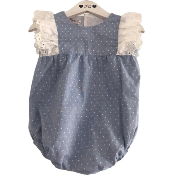 Denim with stars Romper