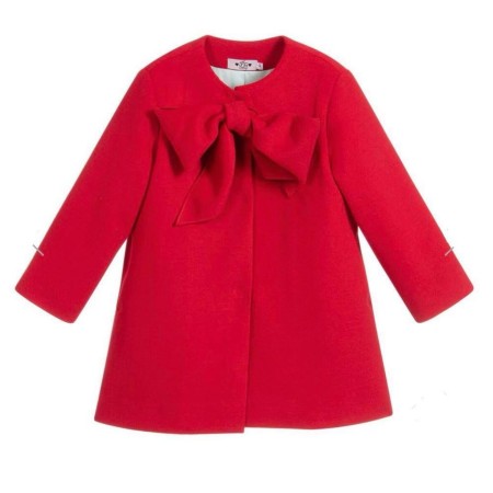 Red  Bow Coat