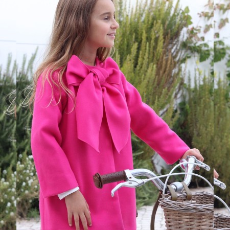 Fuchsia Bow Coat Fuchsia Bow Coat