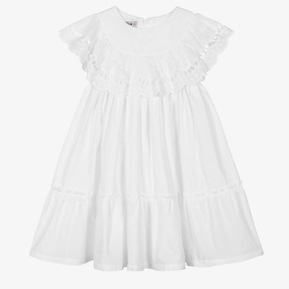 Ivory Frill Dress