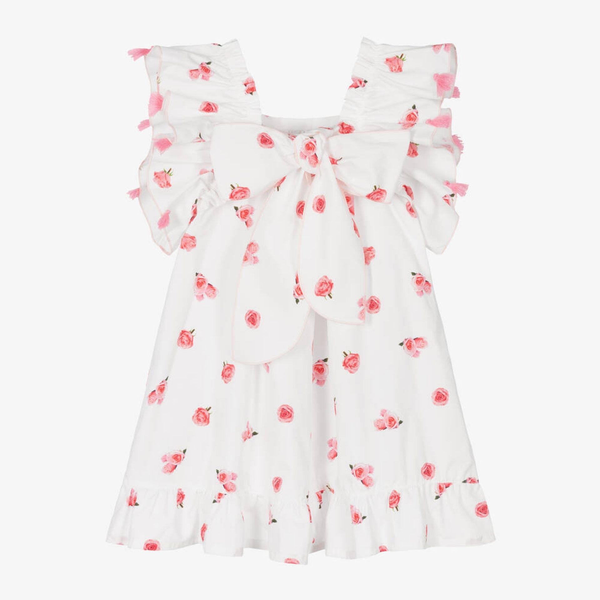 Vestido rosas cor de rosa